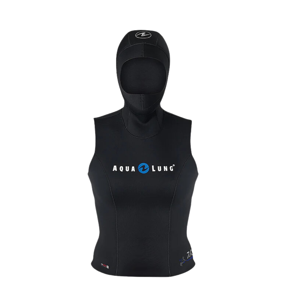 Aqualung Chaleco de buceo 4-6 mm para mujer (Negro)