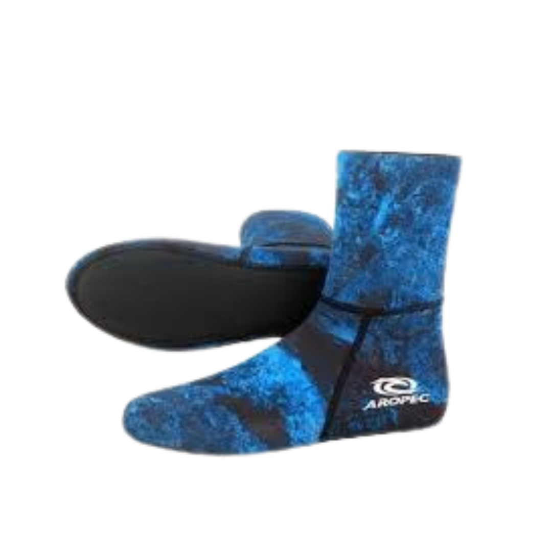 AROPEC 2MM CAMO BLUE SPEARFISHING SOCK