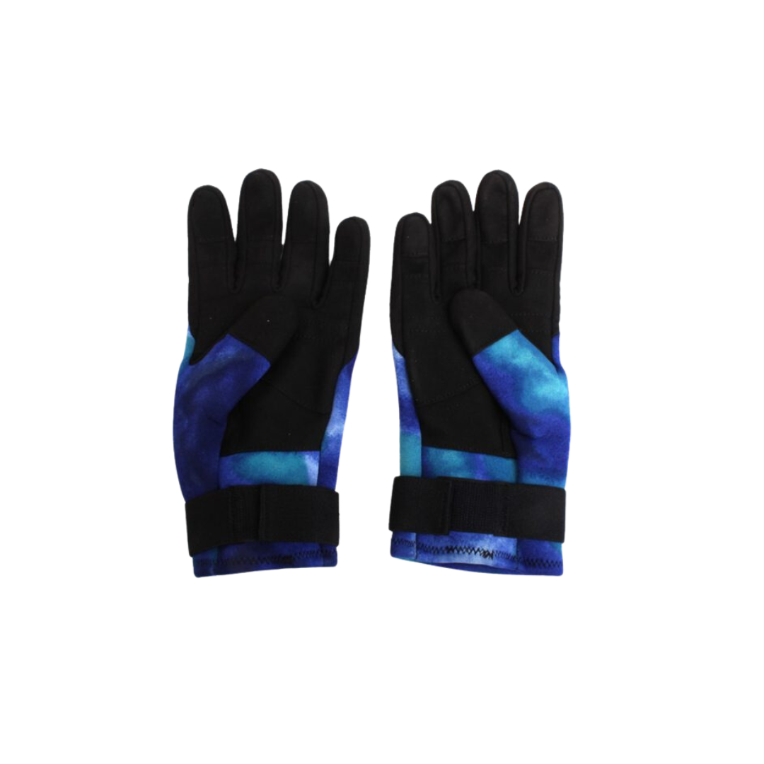 AROPEC BLUE CAMO 2MM SPEARFISHING DIVING GLOVES