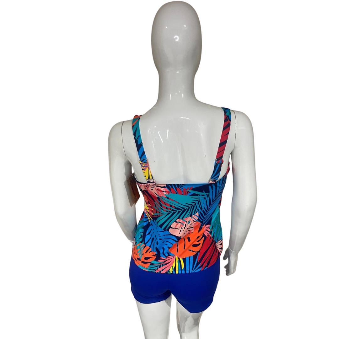 Blue Leaf Tankini
