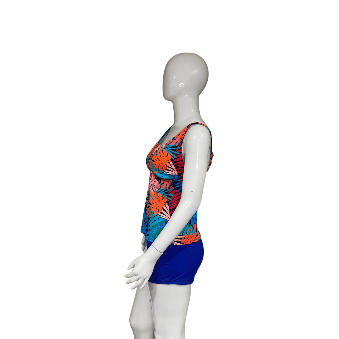 Blue Leaf Tankini