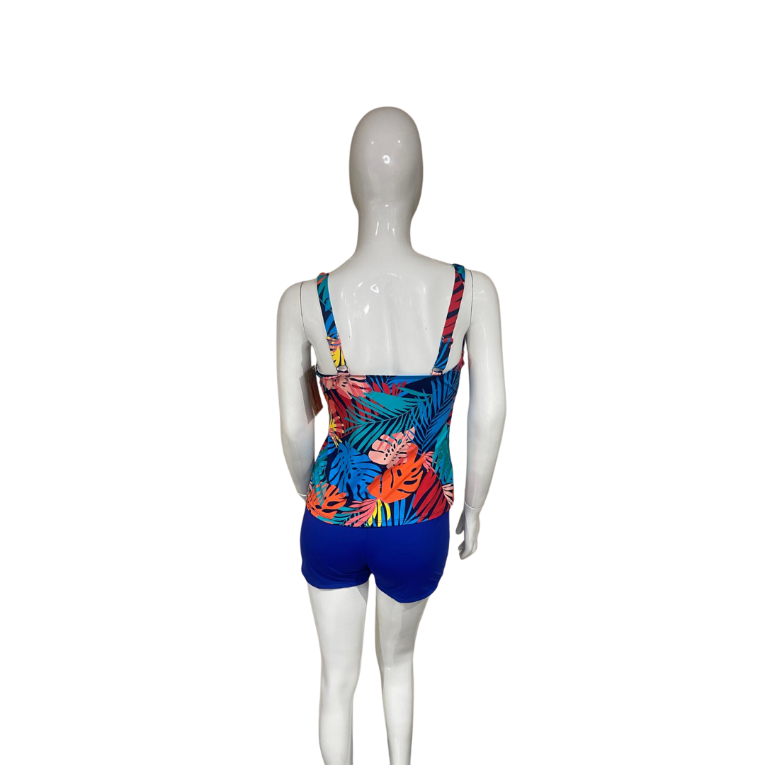 Blue Leaf Tankini