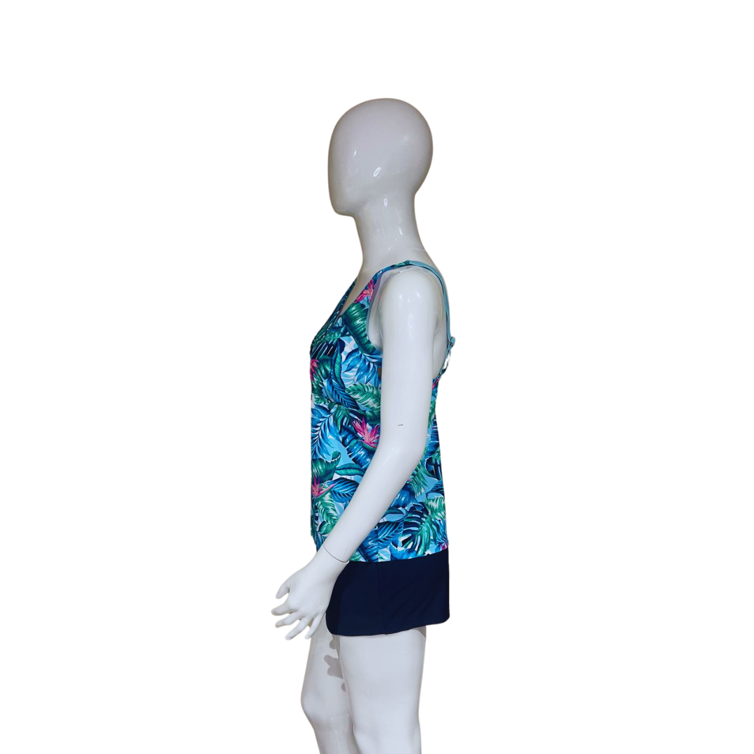 Blue and Navy Tankini