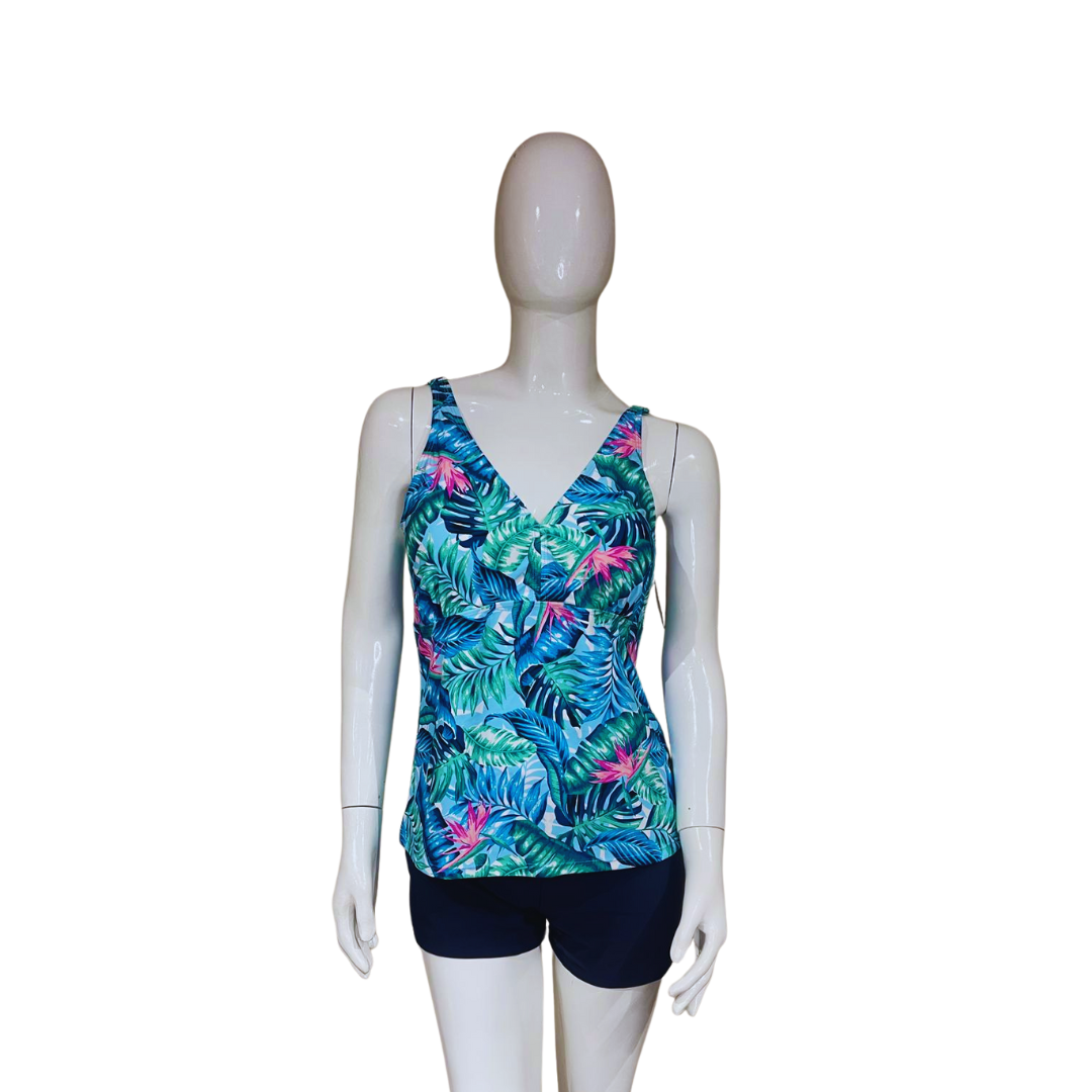 Blue and Navy Tankini