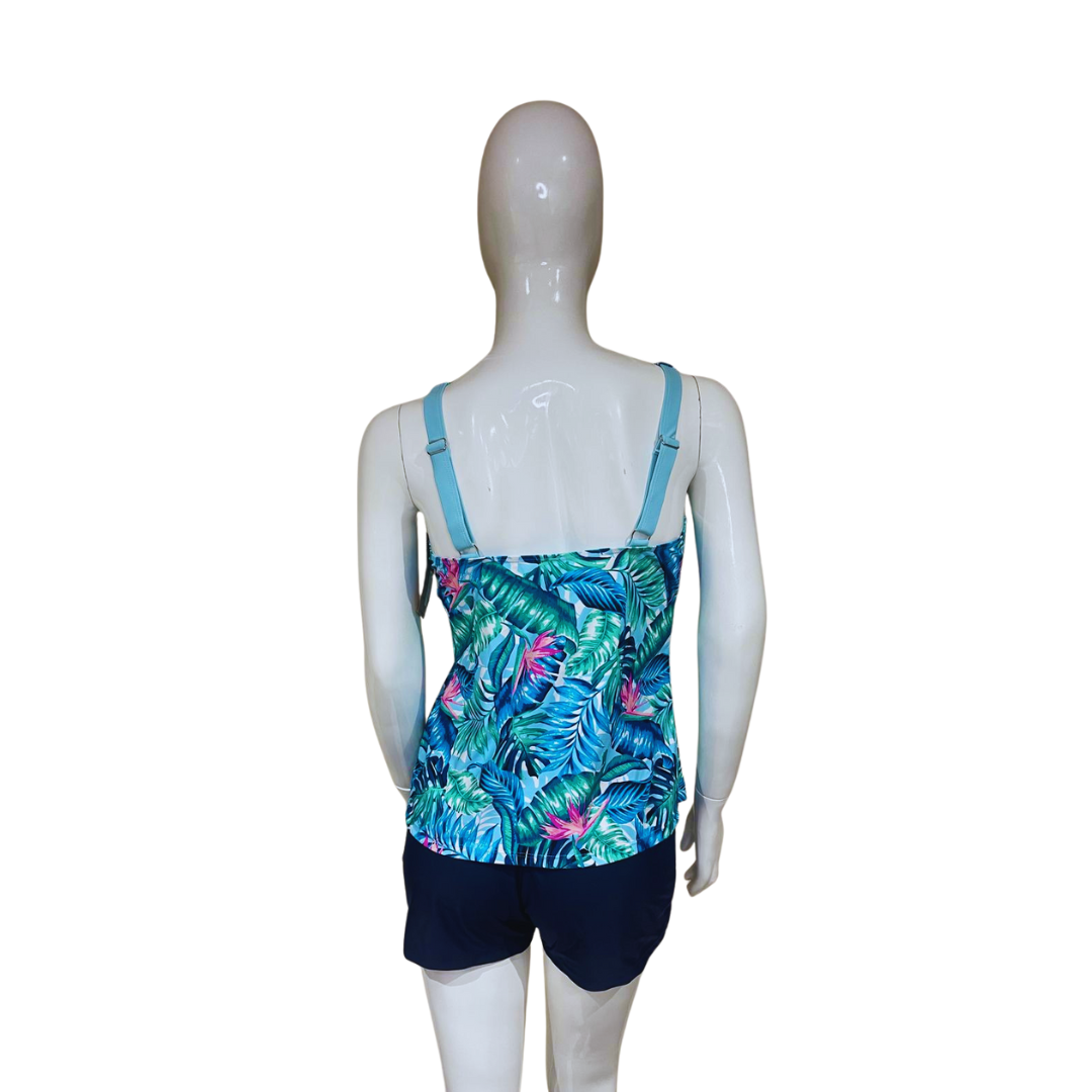 Blue and Navy Tankini