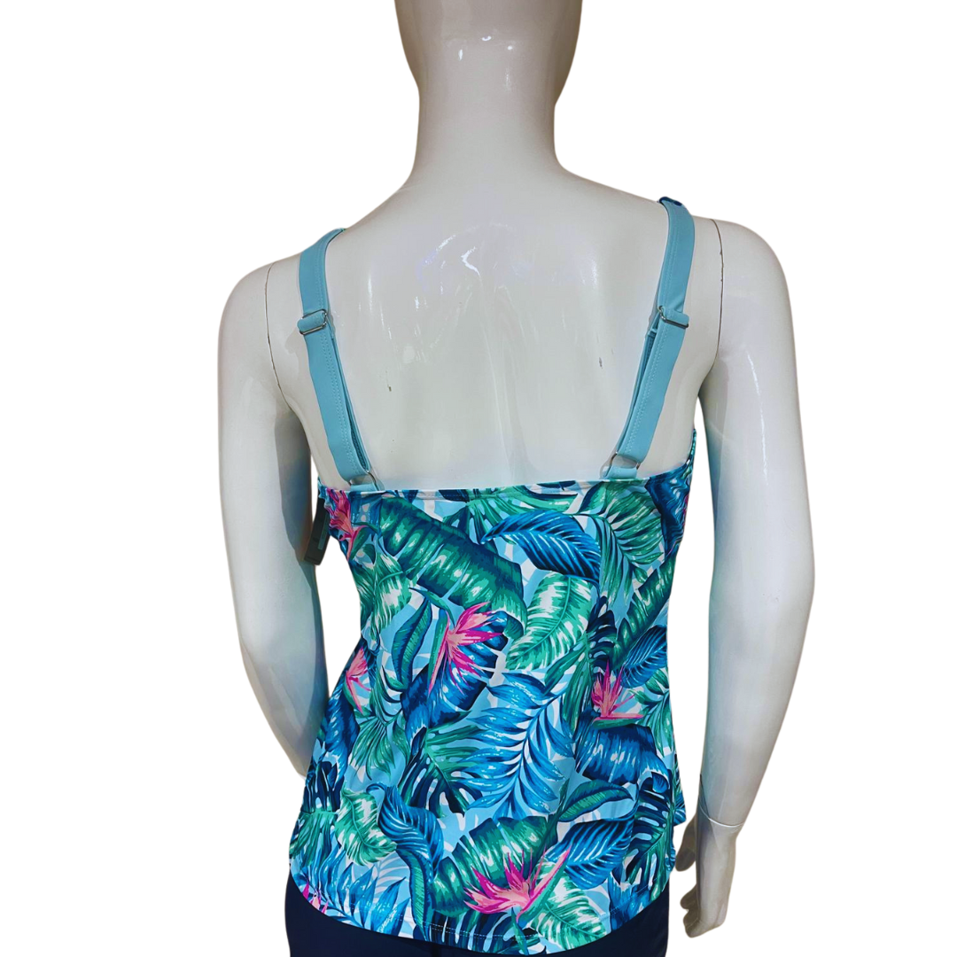 Blue and Navy Tankini