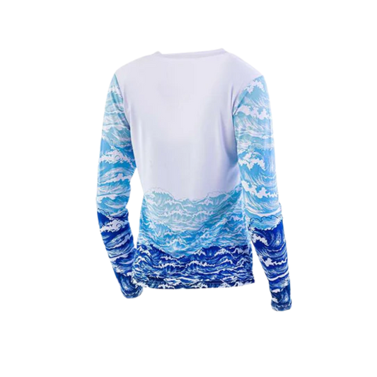 Rash Guards Escualo Blue Ocean para mujer