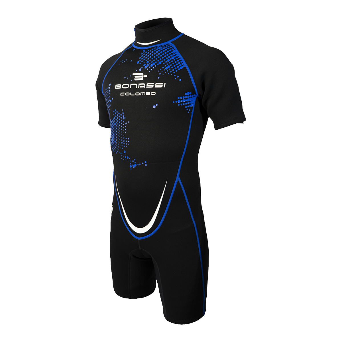 TRAJE CORTO BONASSI COLOMBO PARA HOMBRE (AZUL)