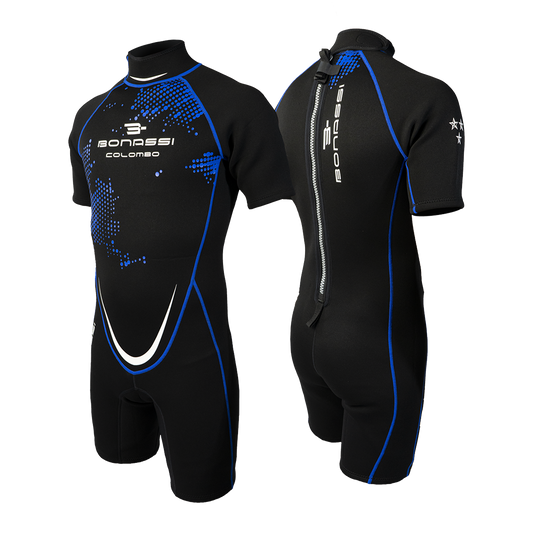 Traje Corto Bonassi Colombo para Hombre (Azul)