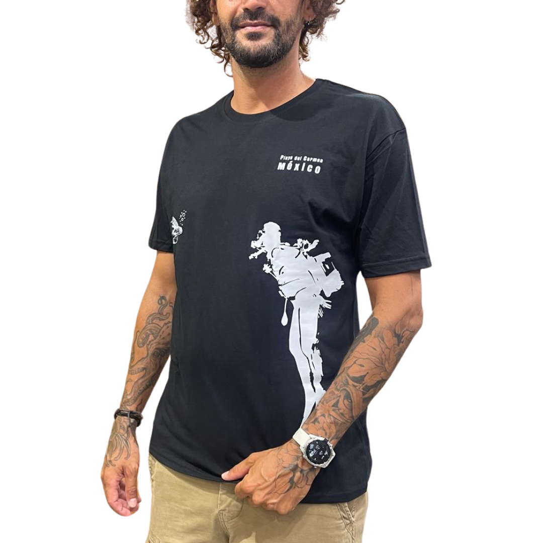 Turtle and Diver Xico Dive T-Shirt