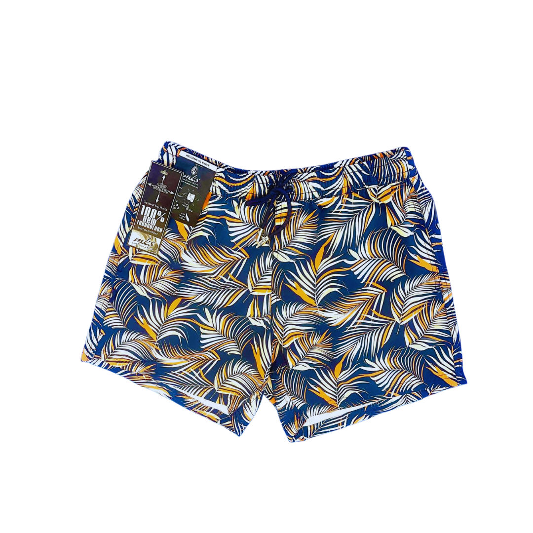 Pantalones cortos multicolores elásticos en 4 direcciones para hombre