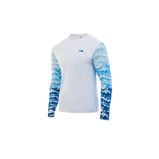 Rash Guards Escualo Ocean Azul para hombre