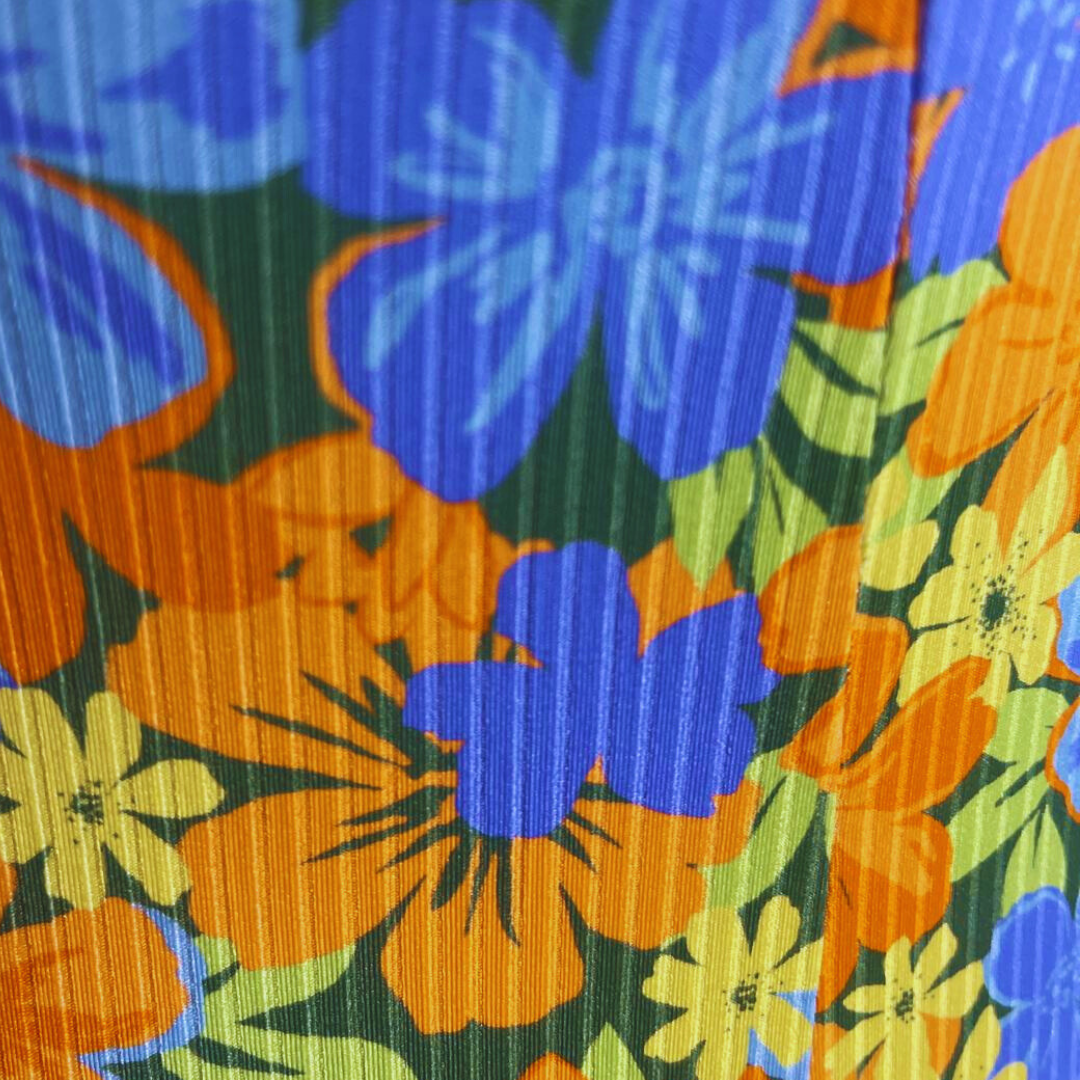 Orange Floral One Piece