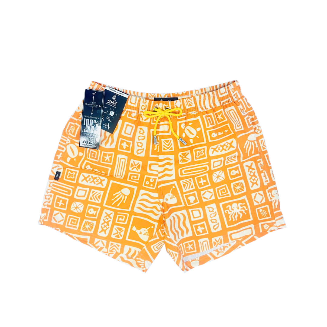 Pantalones cortos multicolores elásticos en 4 direcciones para hombre