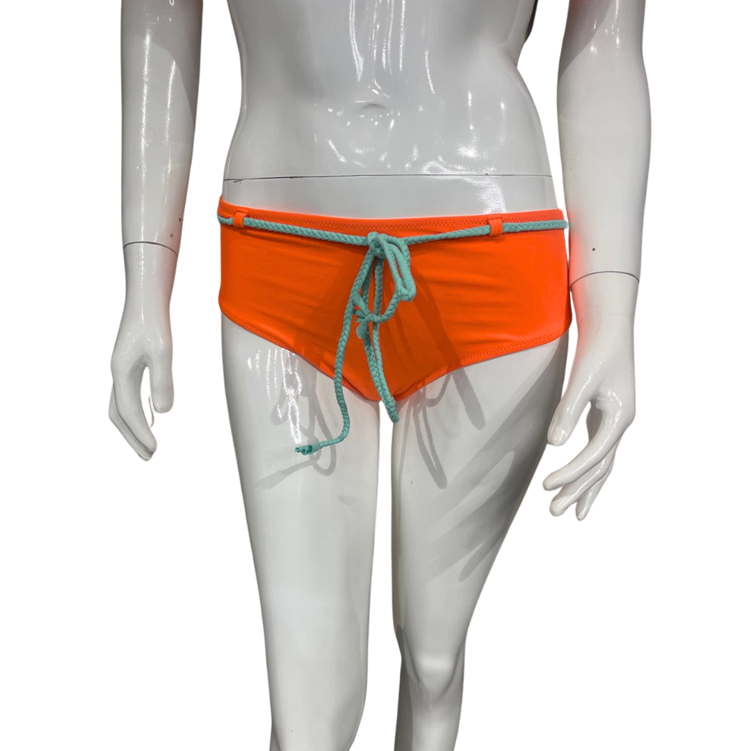 Orange and Green Bikini