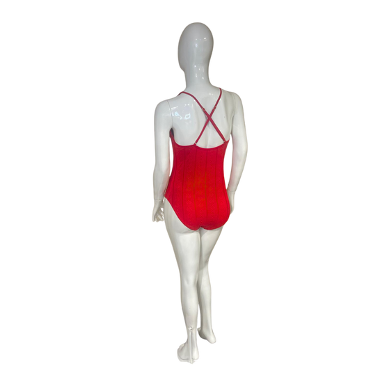 Traje de baño de una pieza con flores