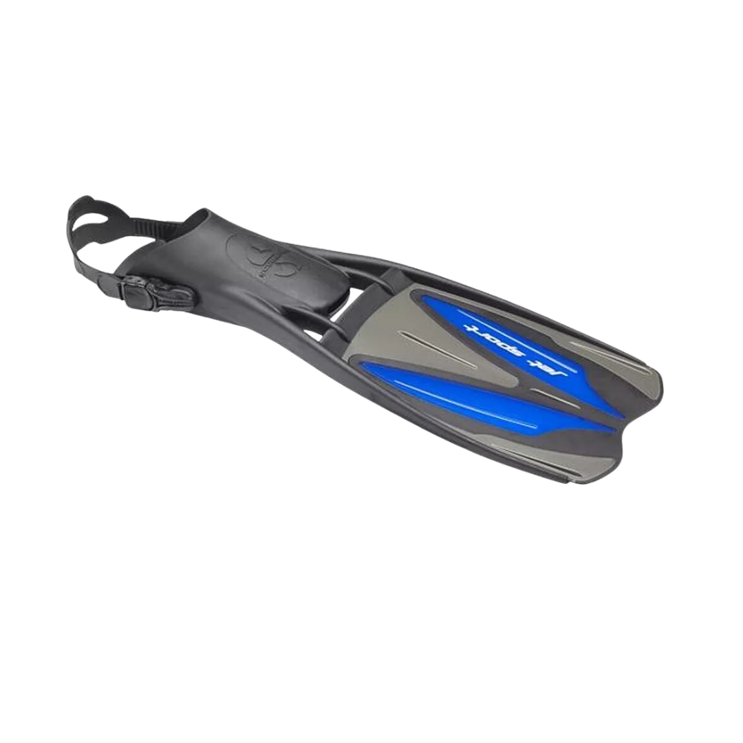 Aletas Scubapro Jet Sport negras y azules