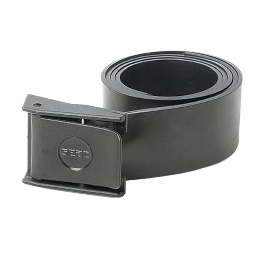 Cinturón de nailon ajustable negro Seac