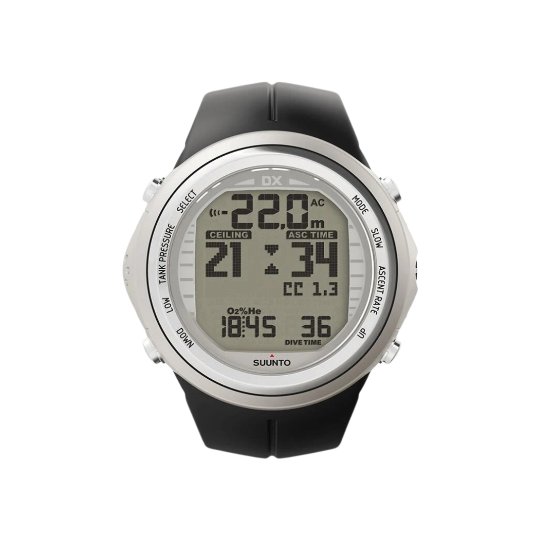 SUUNTO DX SILVER ELASTOMER WITH USB