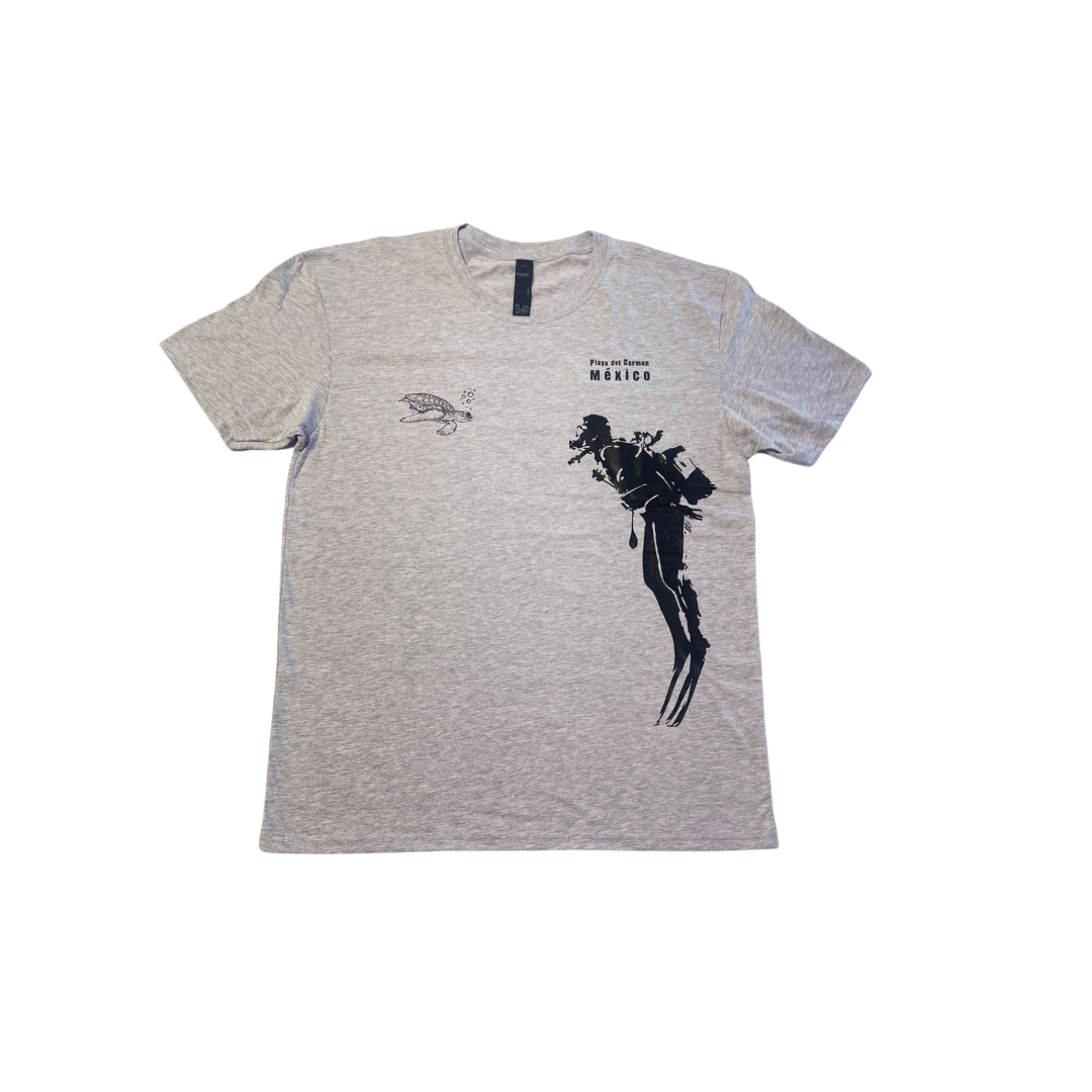 Turtle and Diver Xico Dive T-Shirt