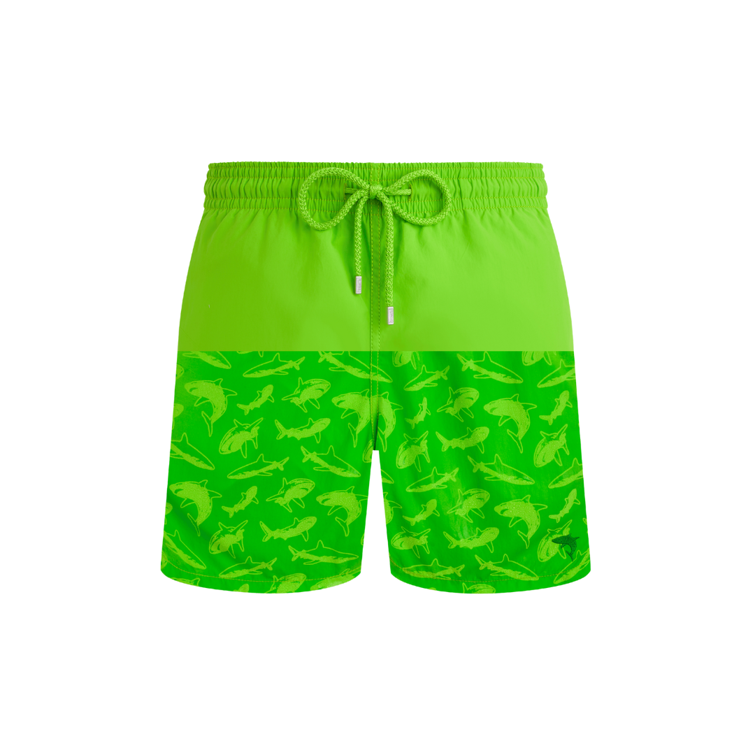 Shorts de baño que cambian de color con rayos UV