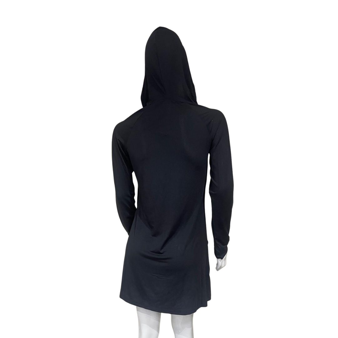 Camisa con capucha y protección solar Dry Fit para mujer