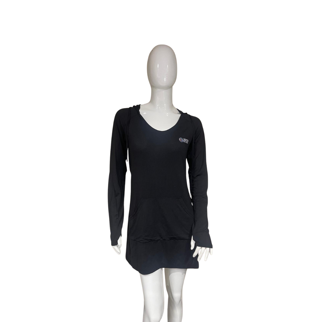 Camisa con capucha y protección solar Dry Fit para mujer