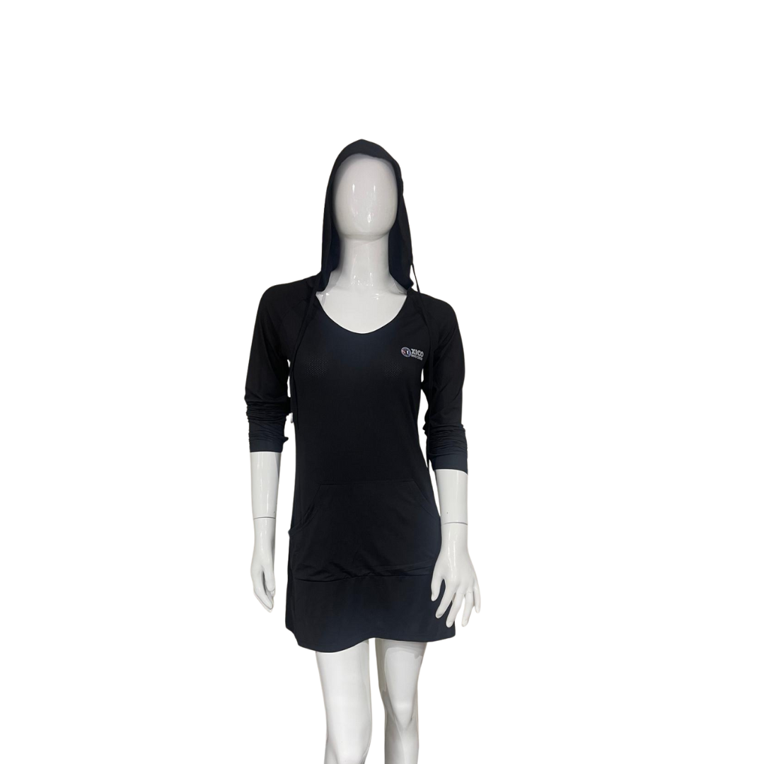 Camisa con capucha y protección solar Dry Fit para mujer