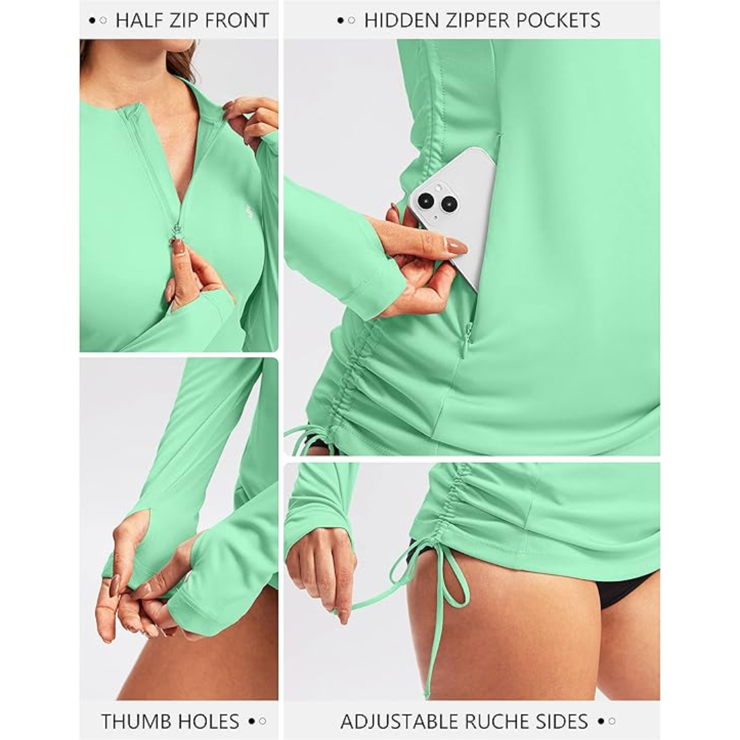 WOMEN´S SUN PROTECTION RASH GUARD
