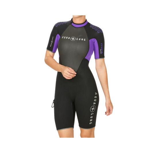 Aqualung Traje corto Mahe 3mm para mujer para actividades acuáticas