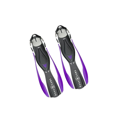 Aqualung Shot FX Fins in White and Twilight