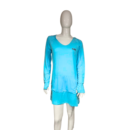 Camisa con capucha y protección solar Dry Fit para mujer