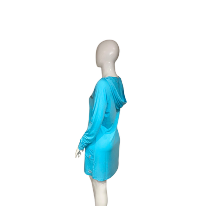 Camisa con capucha y protección solar Dry Fit para mujer