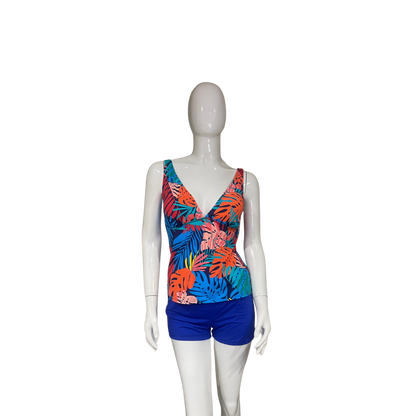 Blue Leaf Tankini