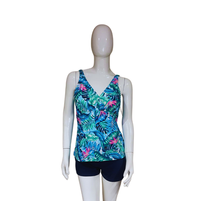 Blue and Navy Tankini