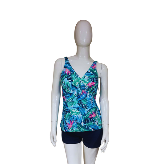 Blue and Navy Tankini