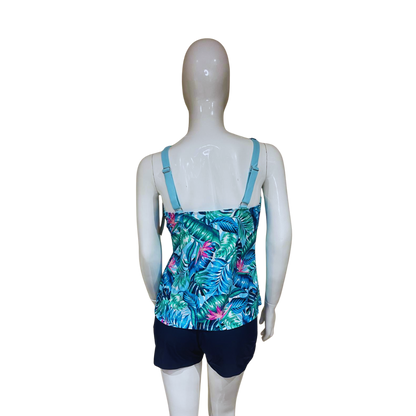 Blue and Navy Tankini