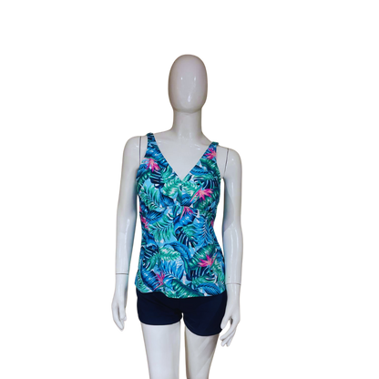 Blue and Navy Tankini