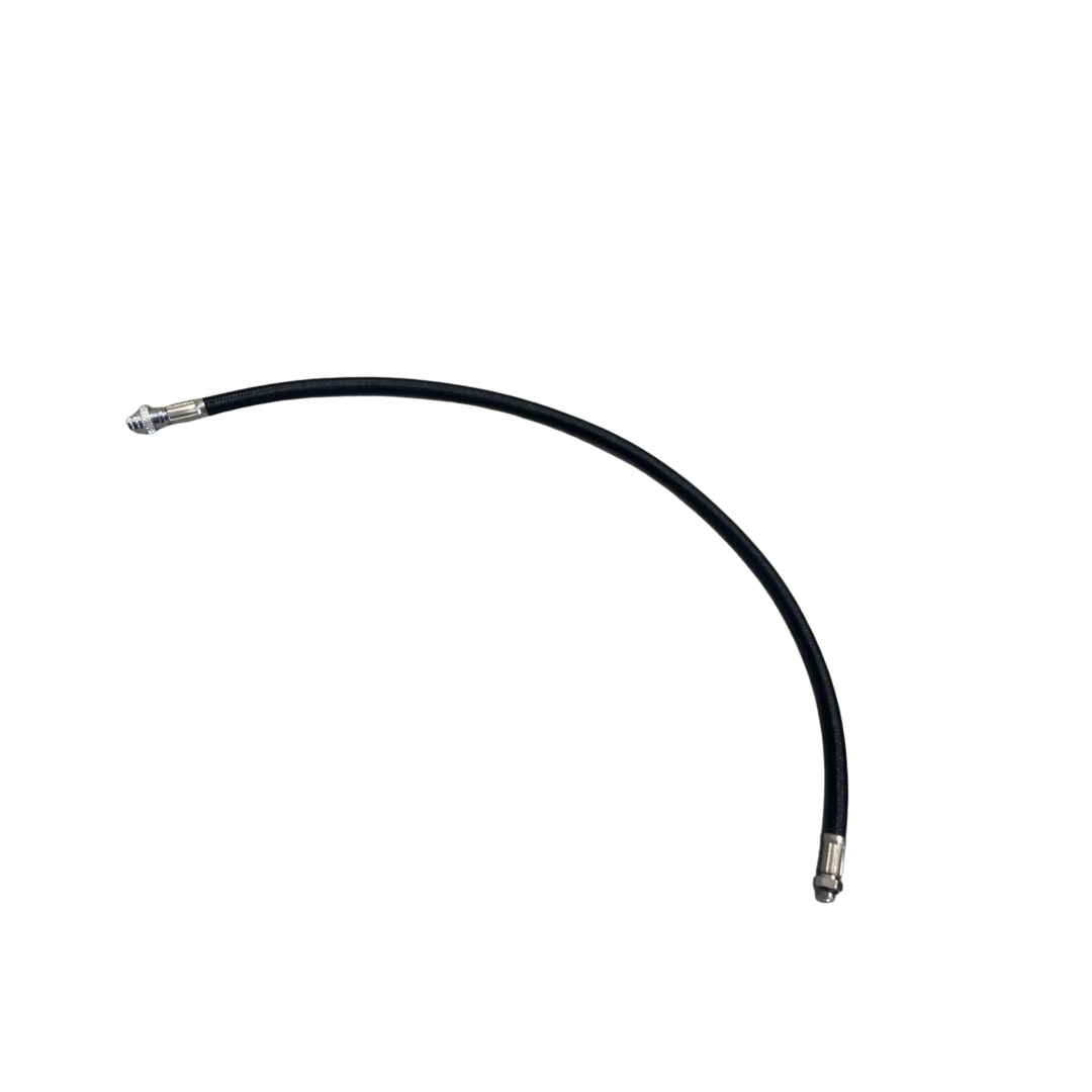 Manguera de inflado trenzada negra