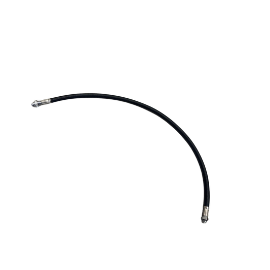 Manguera de inflado trenzada negra