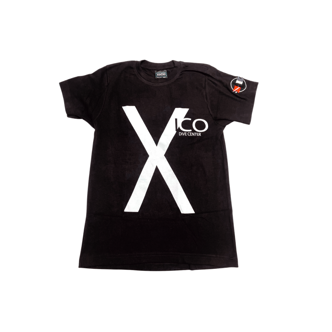 Camiseta clásica negra de buzo de Xico Dive Center