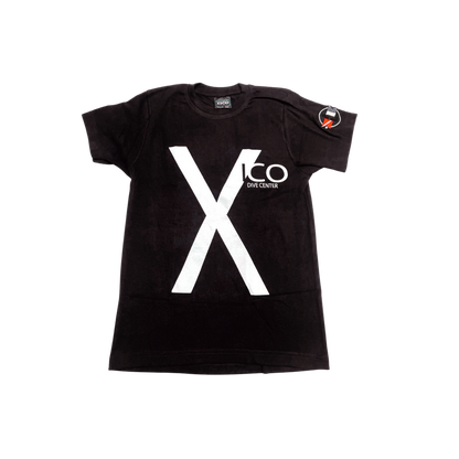 Camiseta clásica negra de buzo de Xico Dive Center