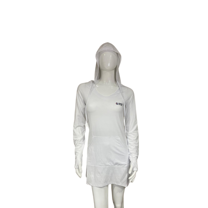 Camisa con capucha y protección solar Dry Fit para mujer
