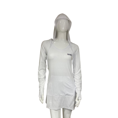 Camisa con capucha y protección solar Dry Fit para mujer