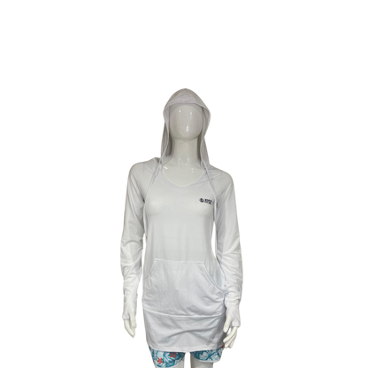 Camisa con capucha y protección solar Dry Fit para mujer