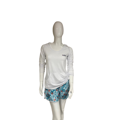 Camisa con capucha y protección solar Dry Fit para mujer