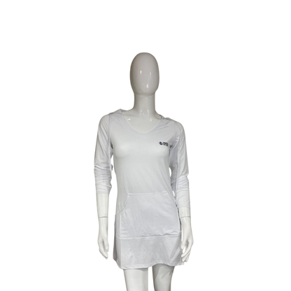 Camisa con capucha y protección solar Dry Fit para mujer
