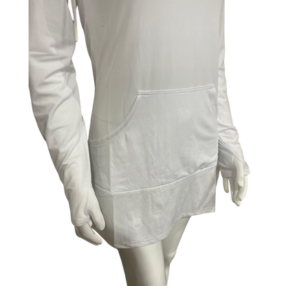 Camisa con capucha y protección solar Dry Fit para mujer