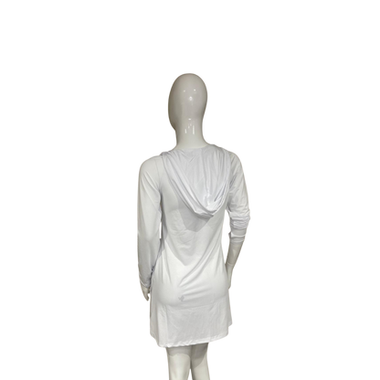 Camisa con capucha y protección solar Dry Fit para mujer