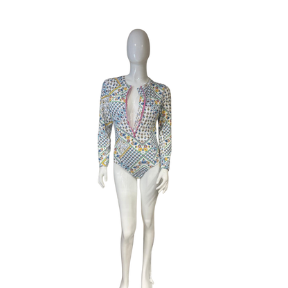 Mono deportivo floral